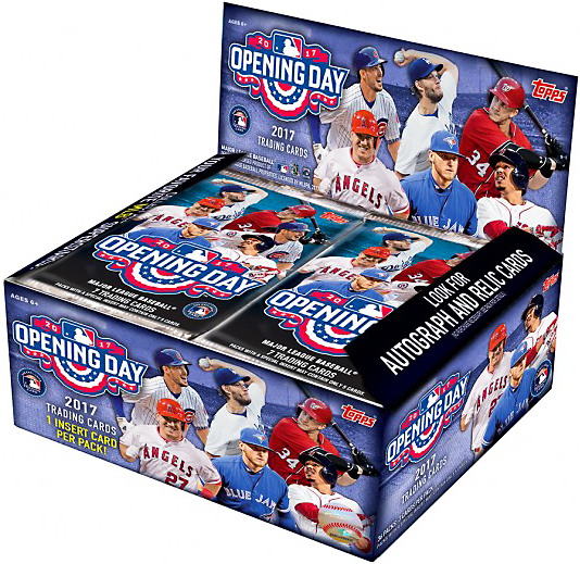 Topps 2017 Opening Day Baseball Trading Cards Pack