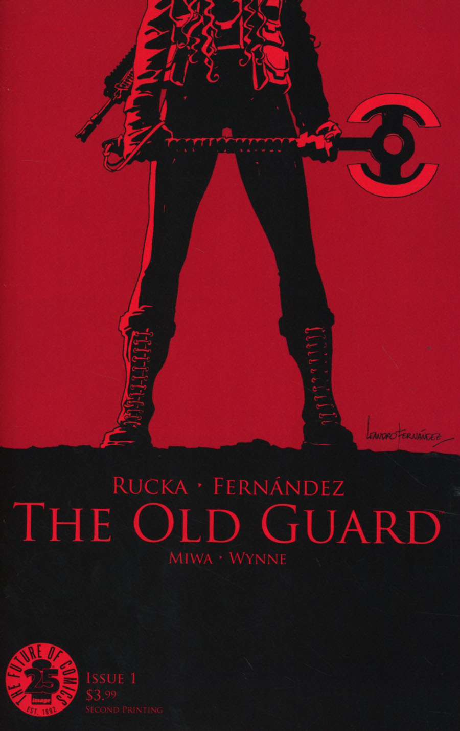 Old Guard #1 Cover C 2nd Ptg Leandro Fernandez Variant Cover
