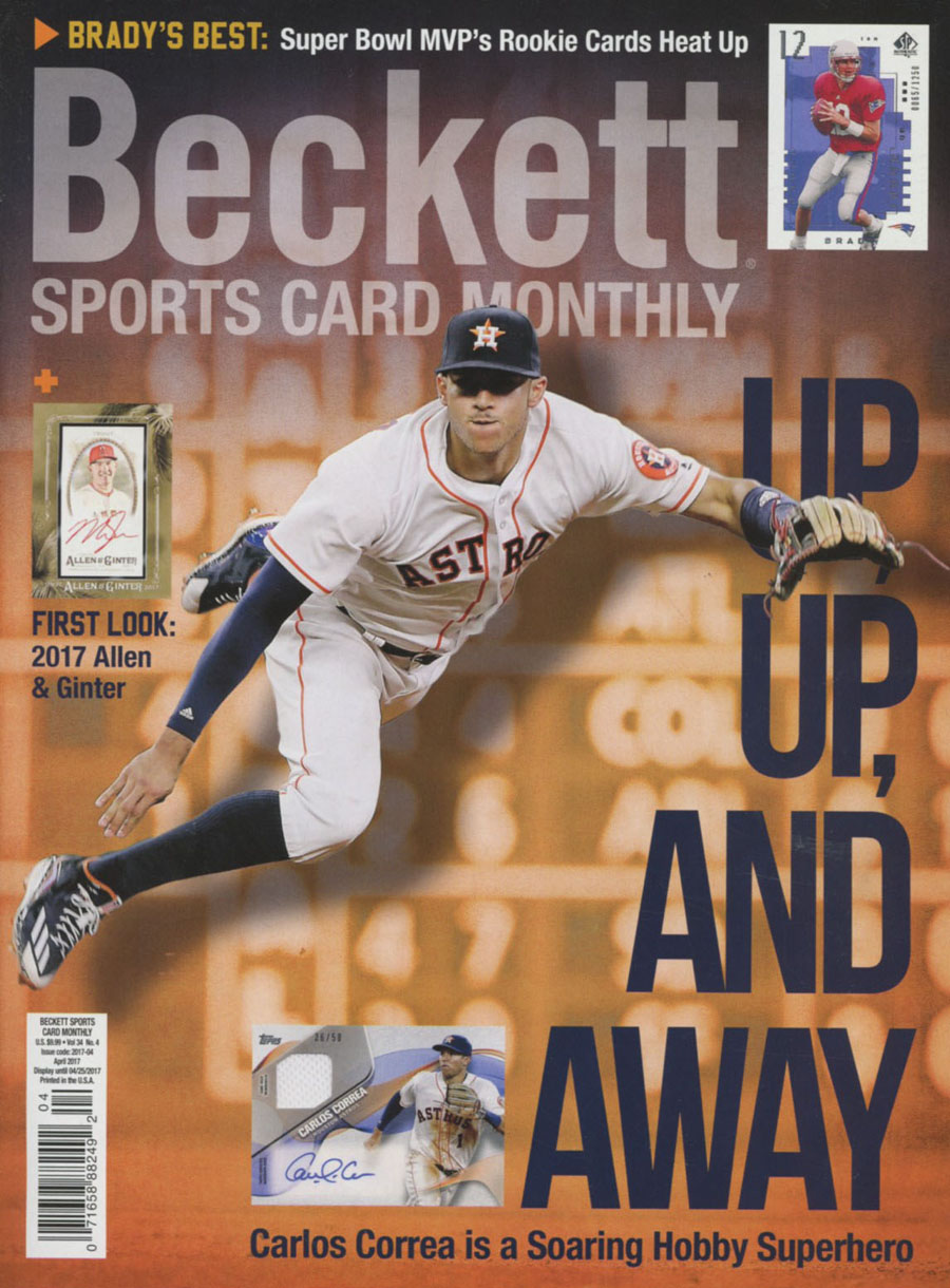 Beckett Sports Card Monthly Vol 34 #4 April 2017