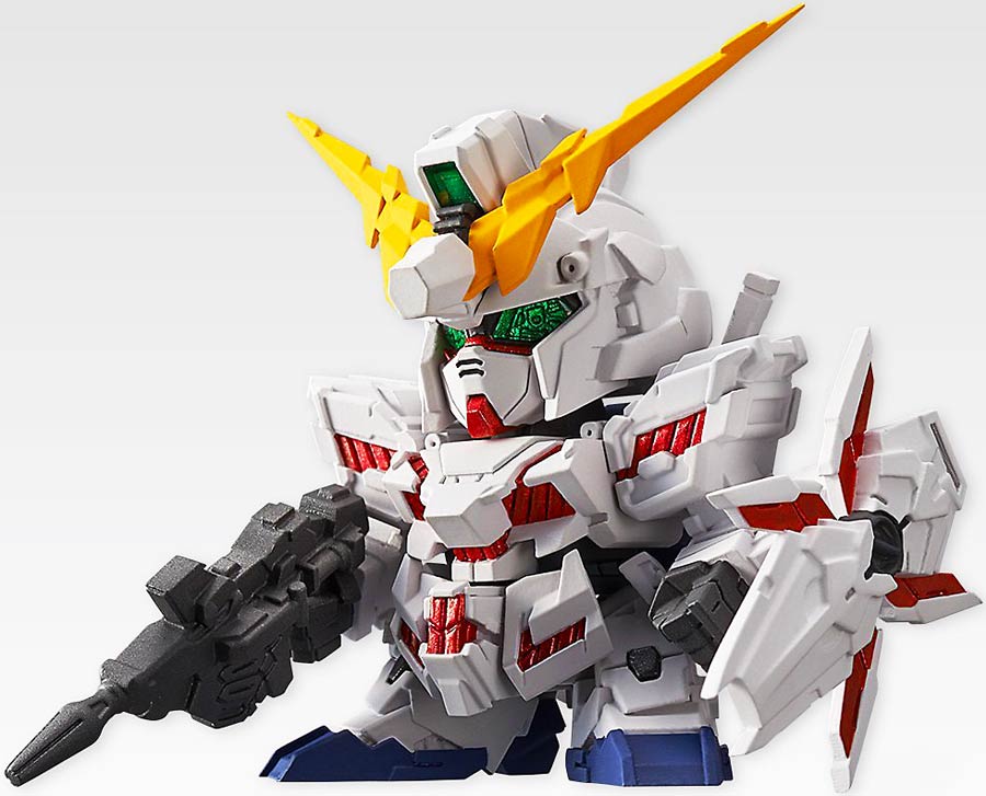 FW SD Gundam Neo #02 RX-0 Unicorn Gundam (Destroy Mode) Figure