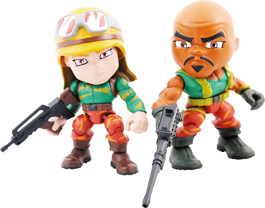 The Loyal Subjects x GI Joe Tiger Force Roadblock & Dusty Mini Figure 2-Pack SDCC Exclusive