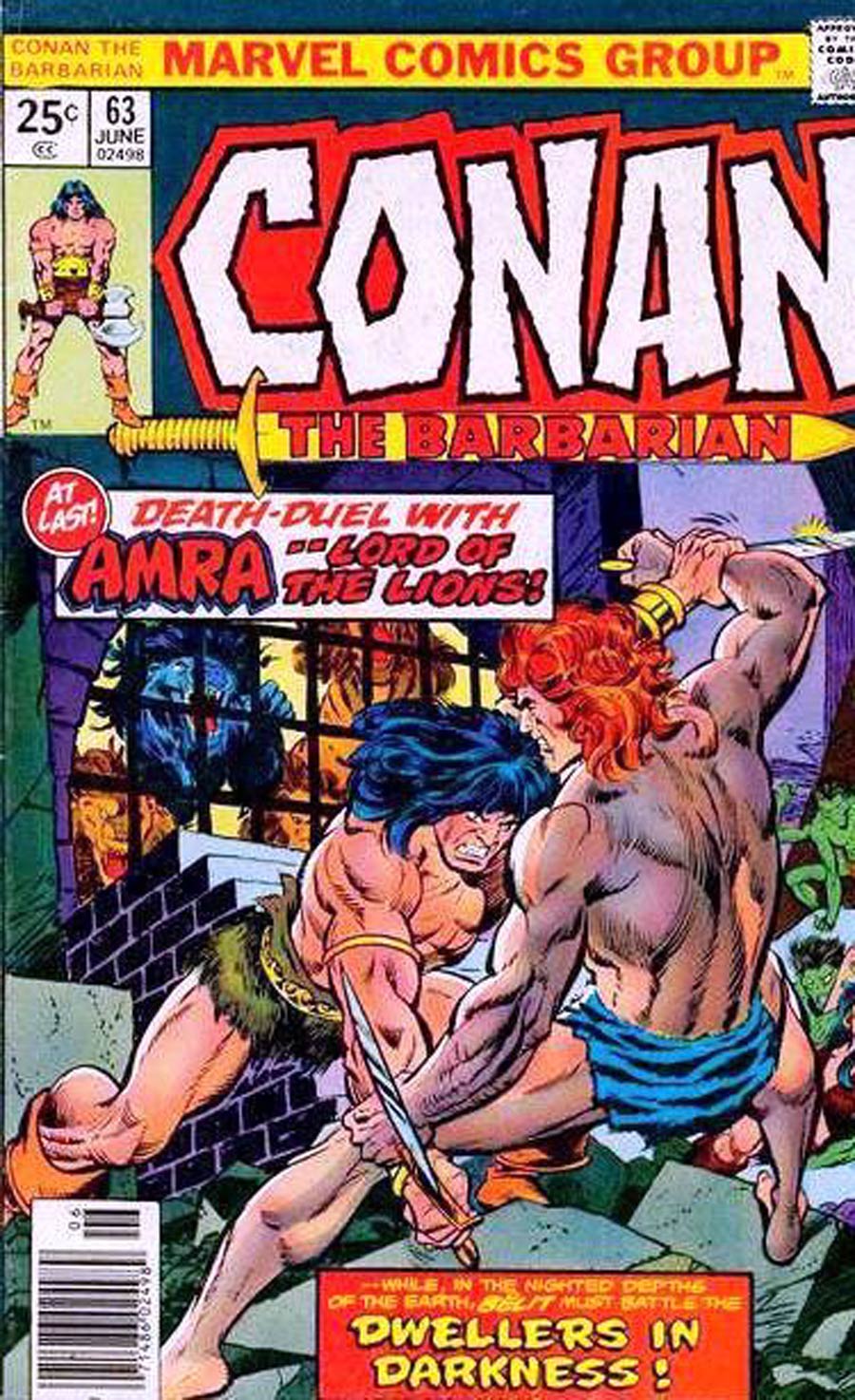 Conan The Barbarian #63 Cover A 25 Cent Regular Edition