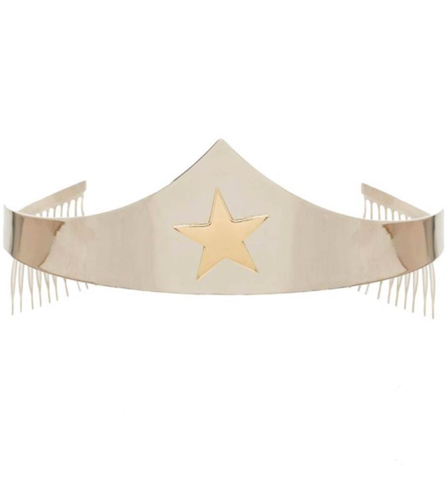 DC Comics Wonder Woman Silver Tiara With Gold Star