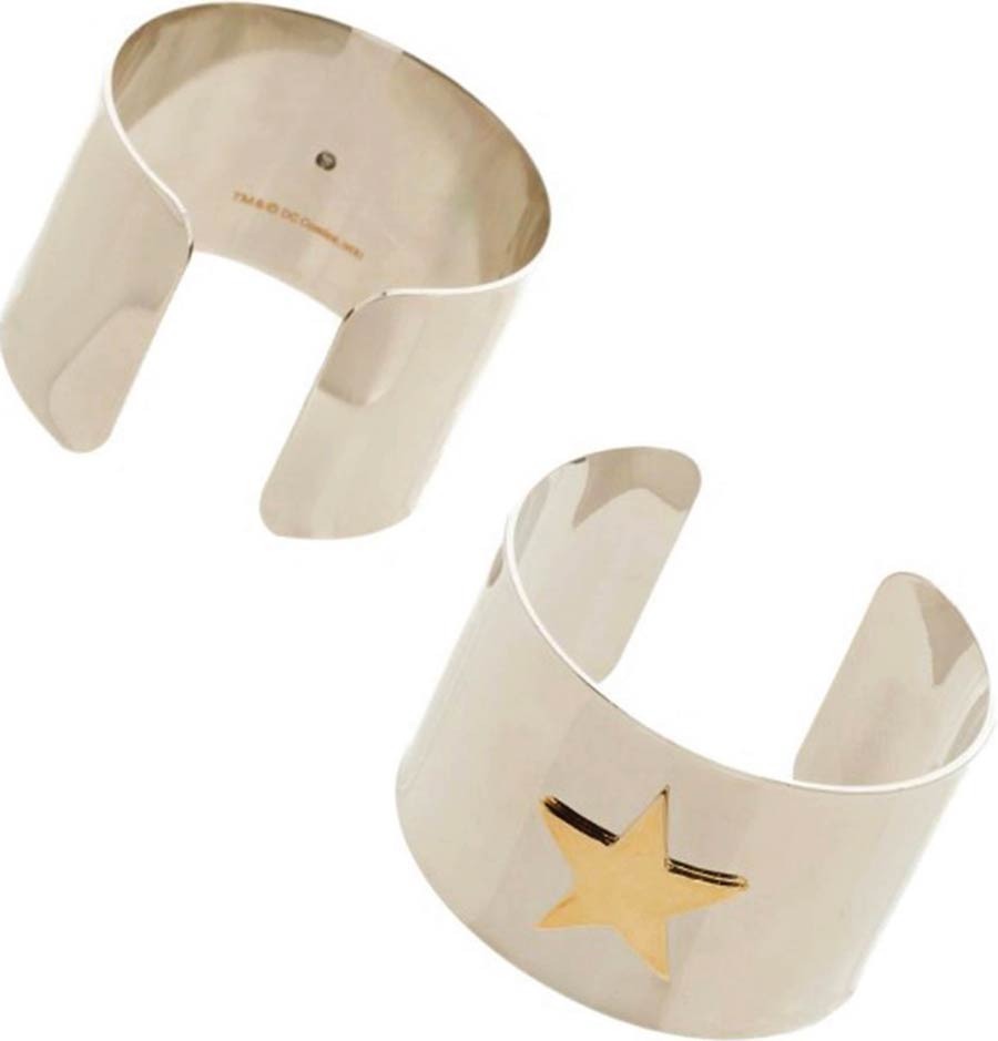 DC Wonder Woman Silver 2-Pack Cuff Bracelet