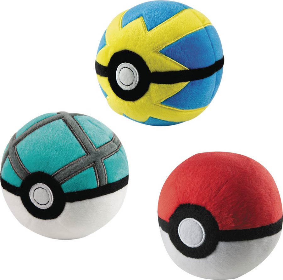 Pokemon Plush Poke Ball Assortment Case