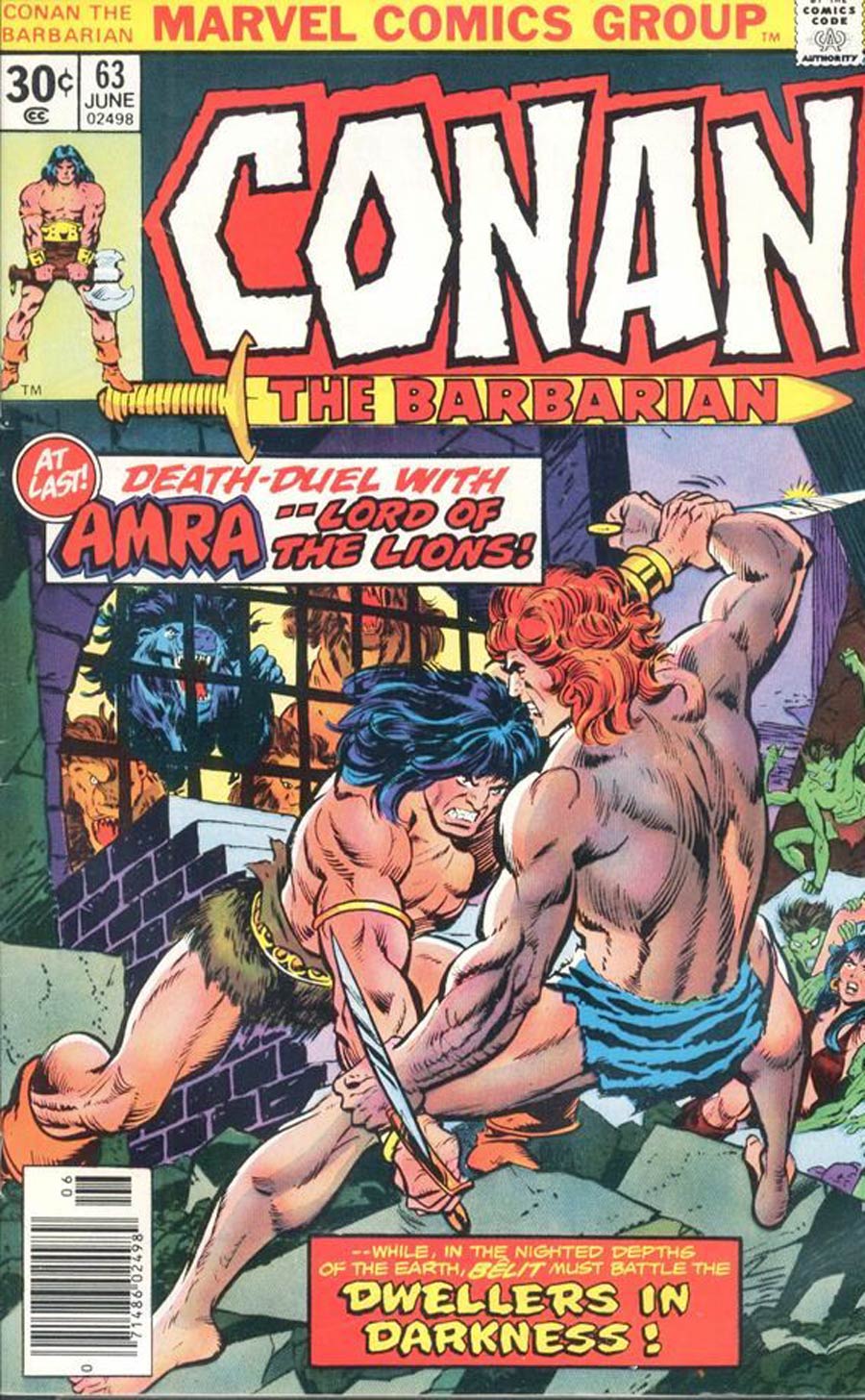 Conan The Barbarian #63 Cover B 30 Cent Variant