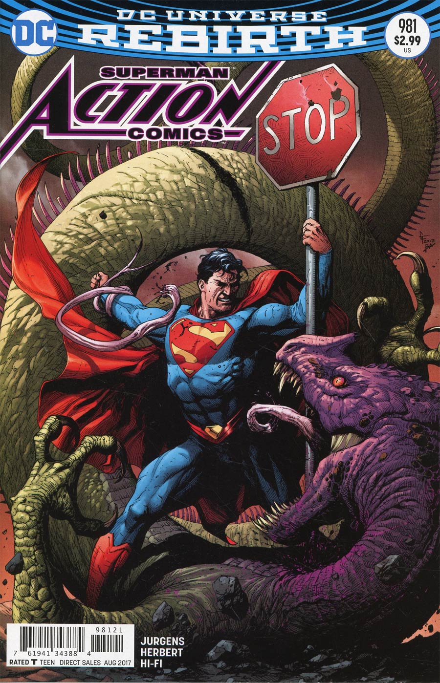 Action Comics Vol 2 #981 Cover B Variant Gary Frank Cover