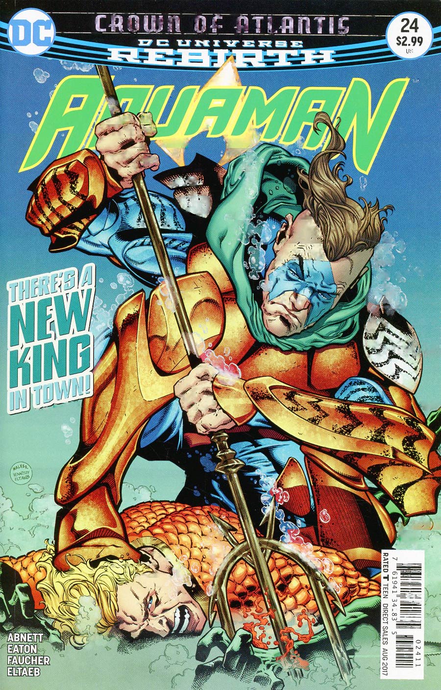 Aquaman Vol 6 #24 Cover A Regular Brad Walker & Andrew Hennessy Cover