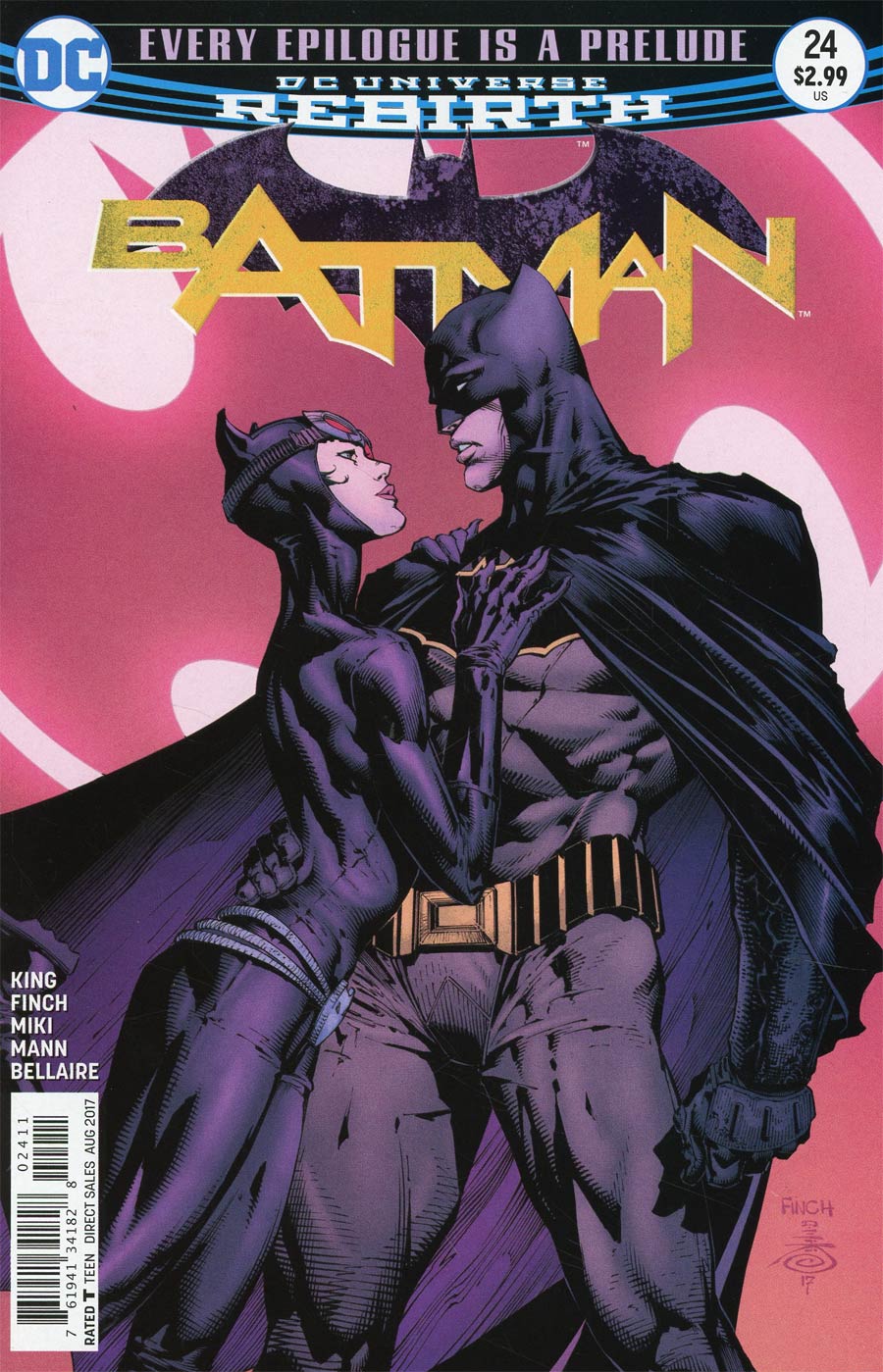 Batman Vol 3 #24 Cover A 1st Ptg Regular David Finch & Danny Miki Cover