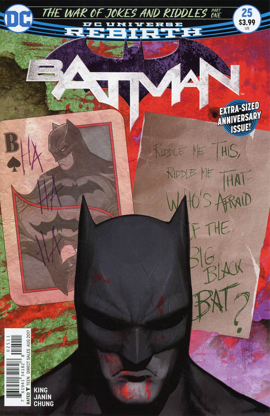 Batman Vol 3 #25 Cover A 1st Ptg Regular Mikel Janin Cover