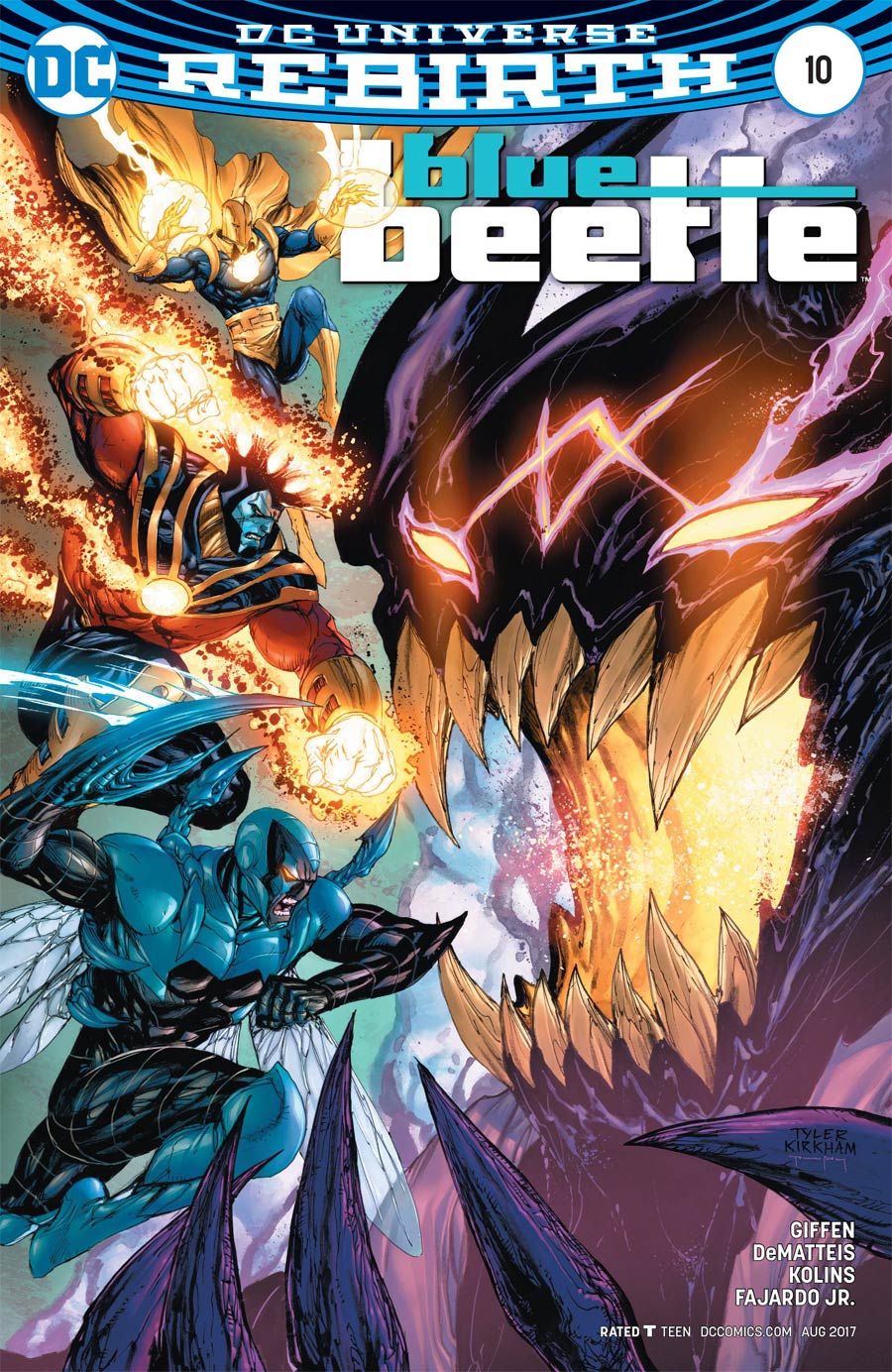 Blue Beetle (DC) Vol 4 #10 Cover B Variant Tyler Kirkham Cover