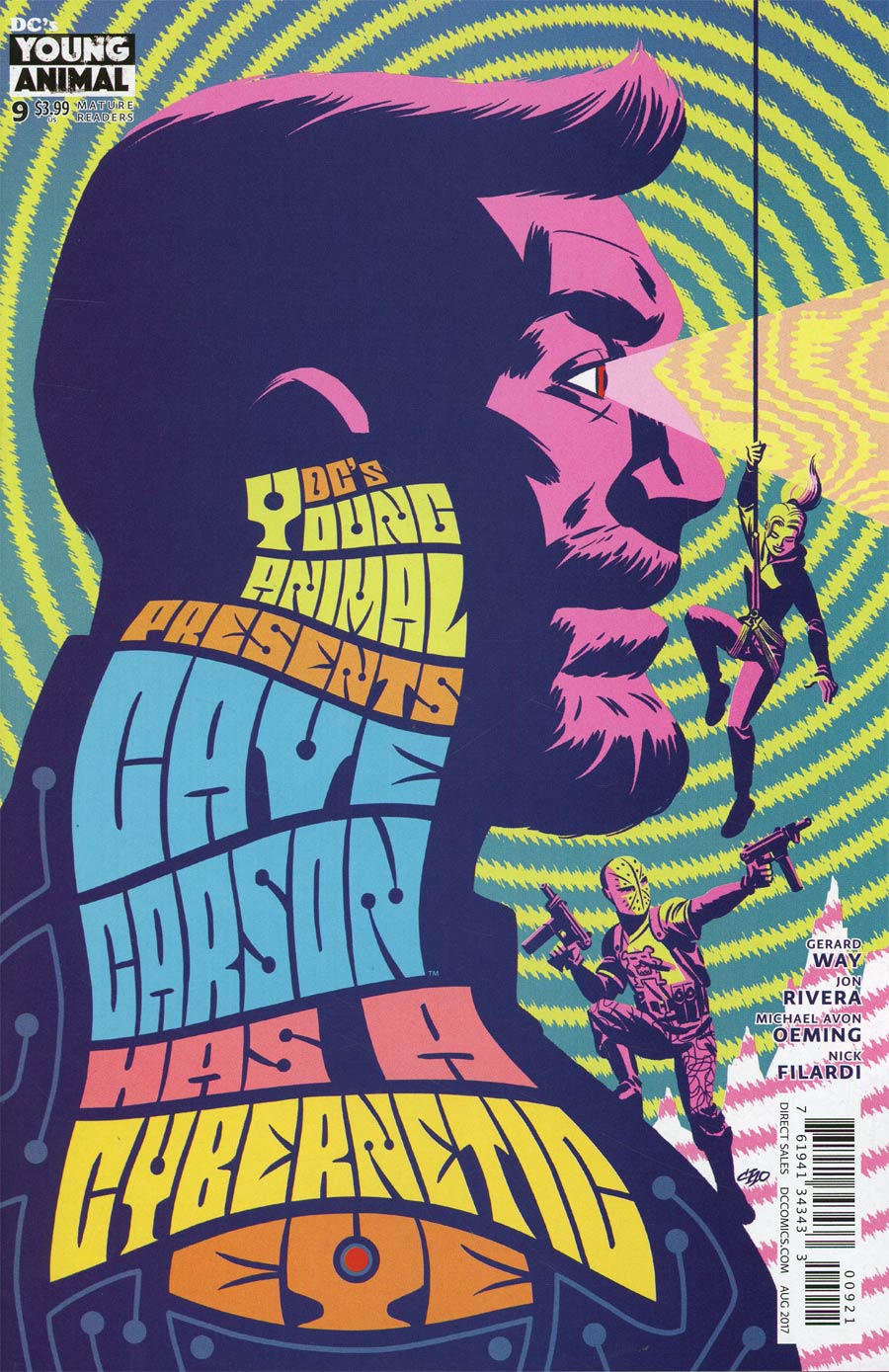 Cave Carson Has A Cybernetic Eye #9 Cover B Variant Michael Cho Cover