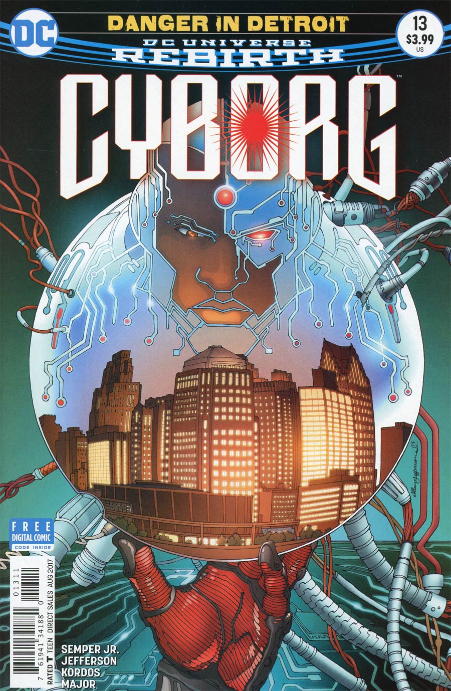 Cyborg Vol 2 #13 Cover A Regular Allan Jefferson Cover