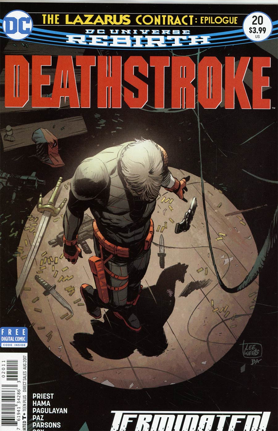 Deathstroke Vol 4 #20 Cover A Regular Lee Weeks Cover (Lazarus Contract Epilogue)