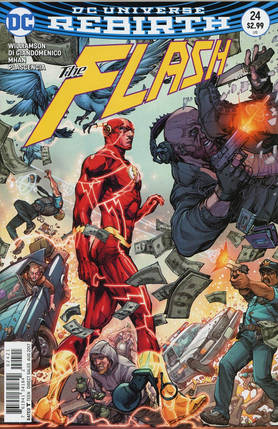 Flash Vol 5 #24 Cover B Variant Howard Porter Cover