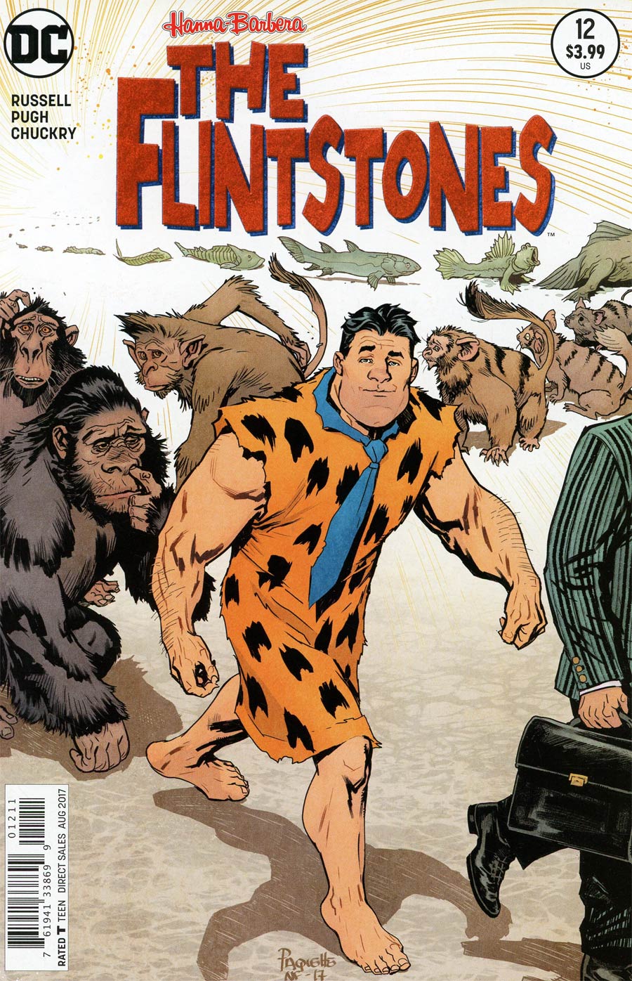 Flintstones (DC) #12 Cover B Variant Rick Leonardi & Scott Hanna Cover