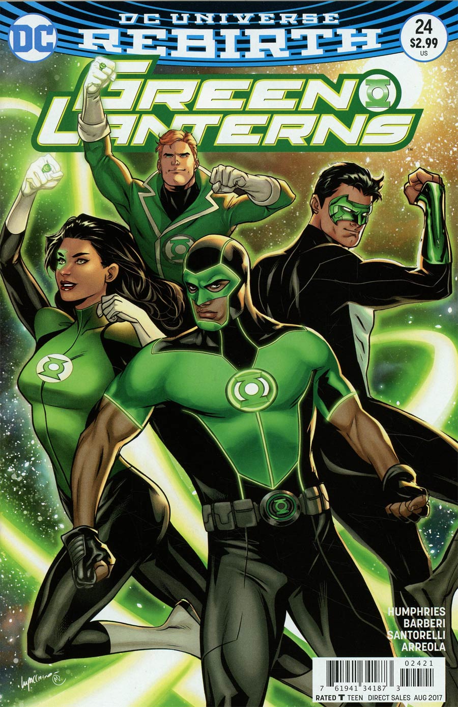 Green Lanterns #24 Cover B Variant Emanuela Lupacchino Cover