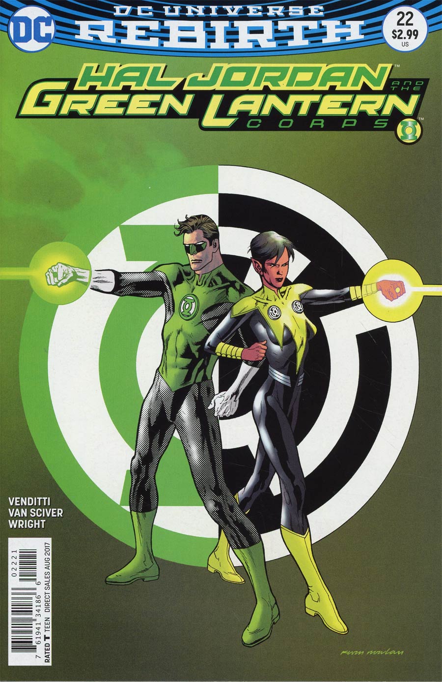 Hal Jordan And The Green Lantern Corps #22 Cover B Variant Kevin Nowlan Cover