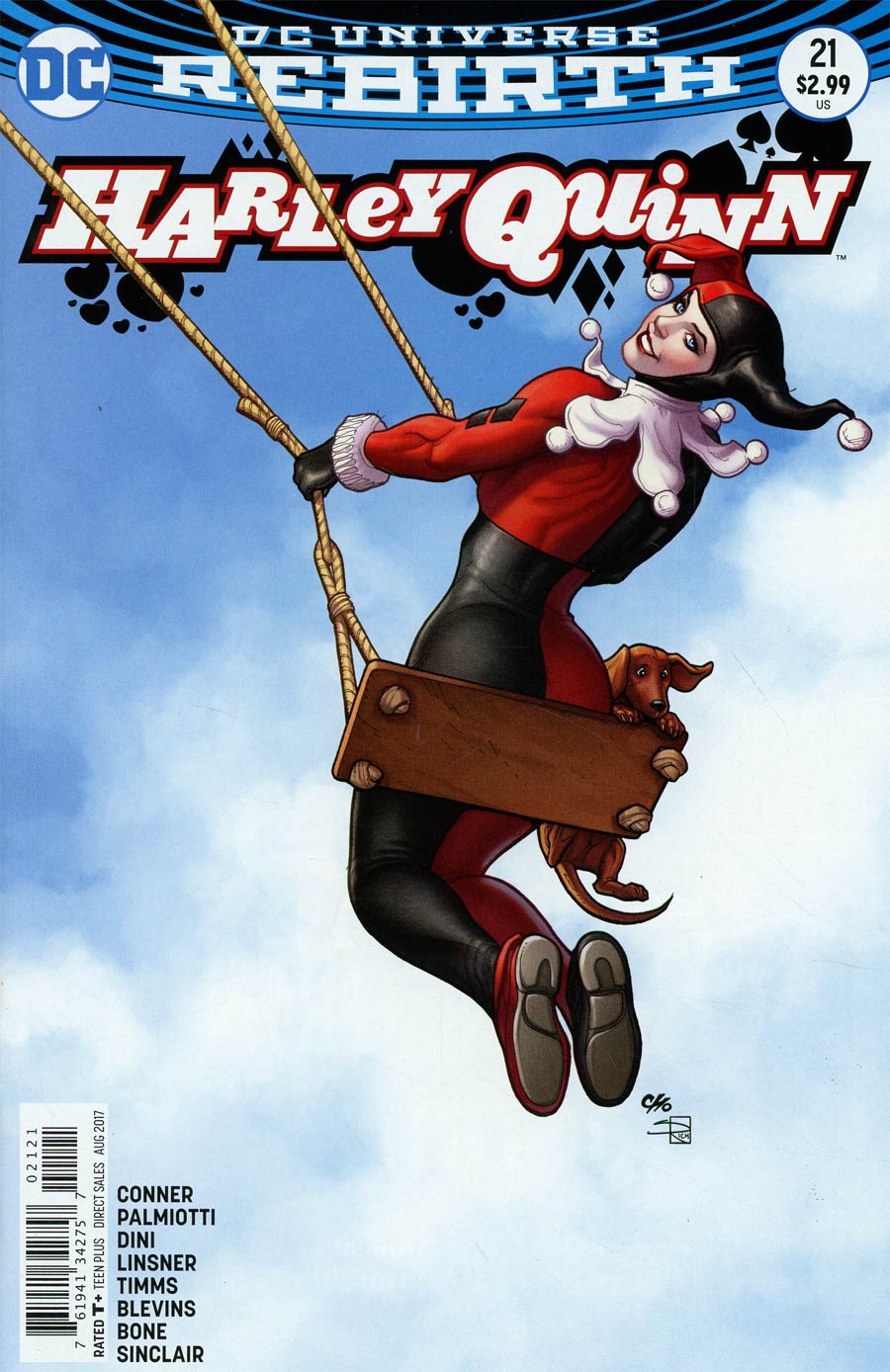 Harley Quinn Vol 3 #21 Cover B Variant Frank Cho Cover