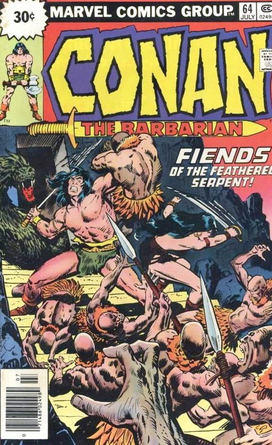 Conan The Barbarian #64 Cover B 30 Cent Variant