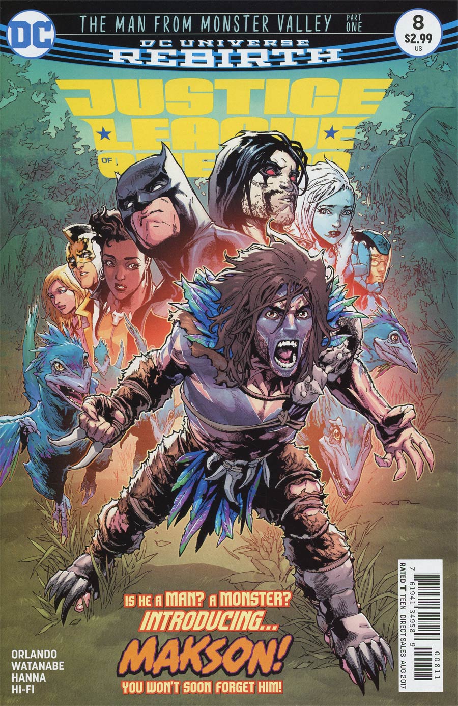 Justice League Of America Vol 5 #8 Cover A Regular Felipe Watanabe Cover