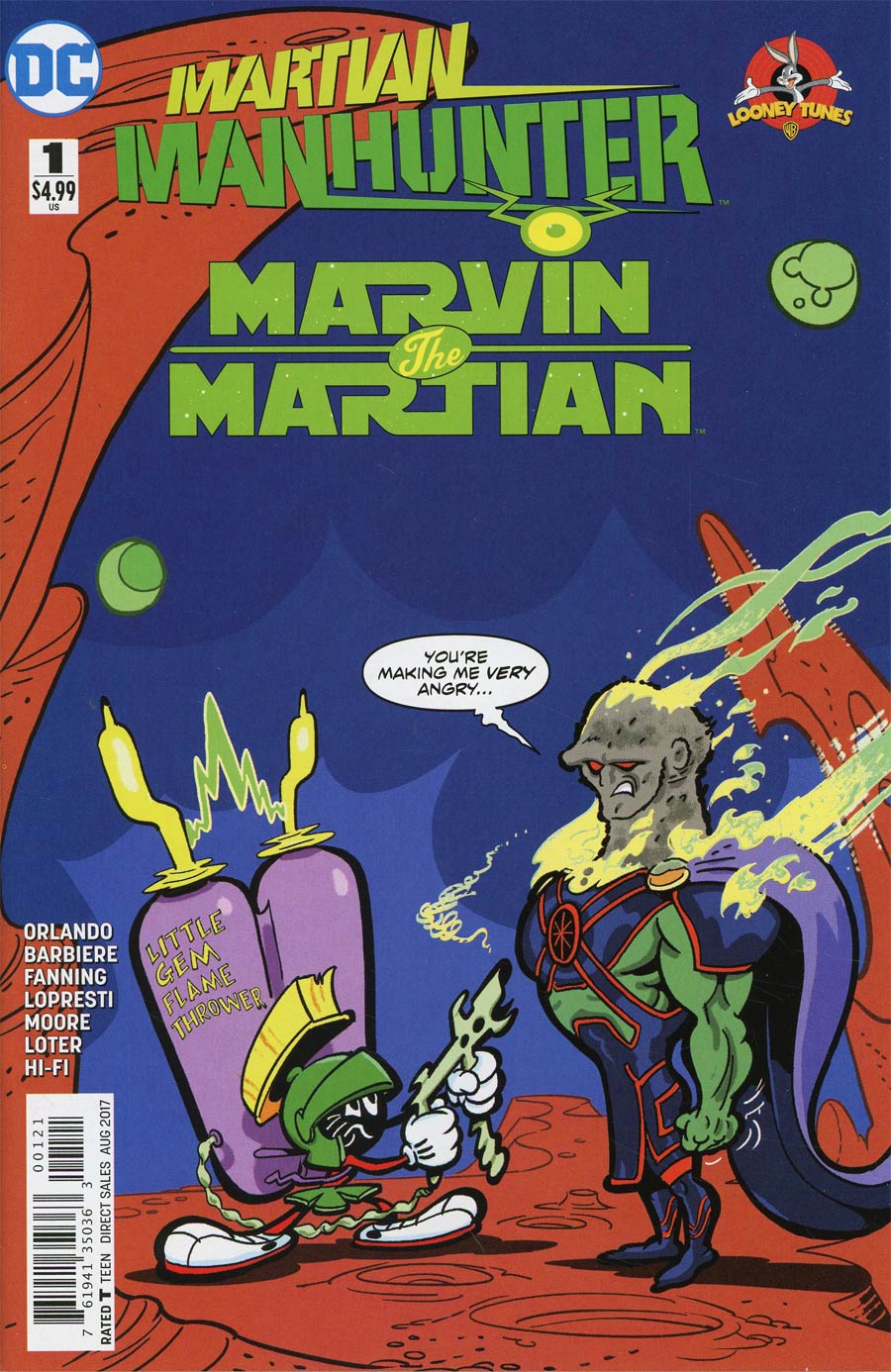 Martian Manhunter Marvin The Martian Special #1 Cover B Variant Stephen DeStefano Cover