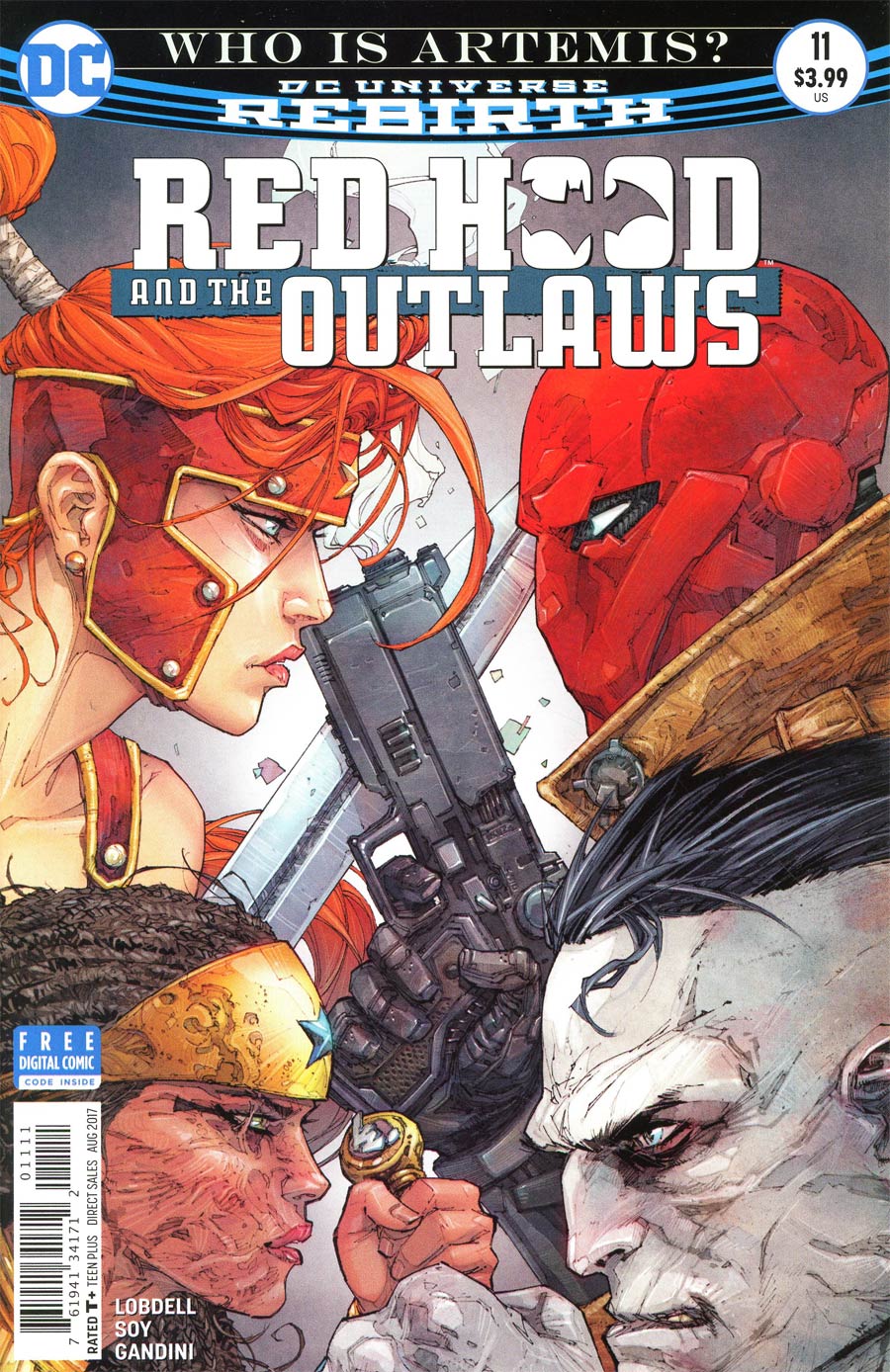 Red Hood And The Outlaws Vol 2 #11 Cover A Regular Kenneth Rocafort Cover