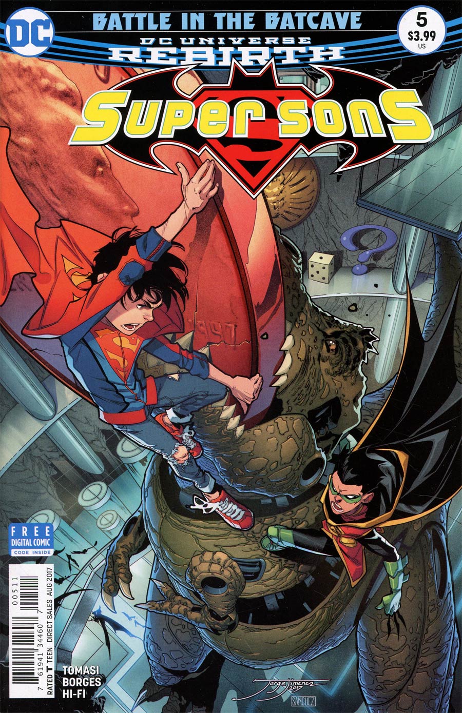 Super Sons #5 Cover A Regular Jorge Jimenez Cover