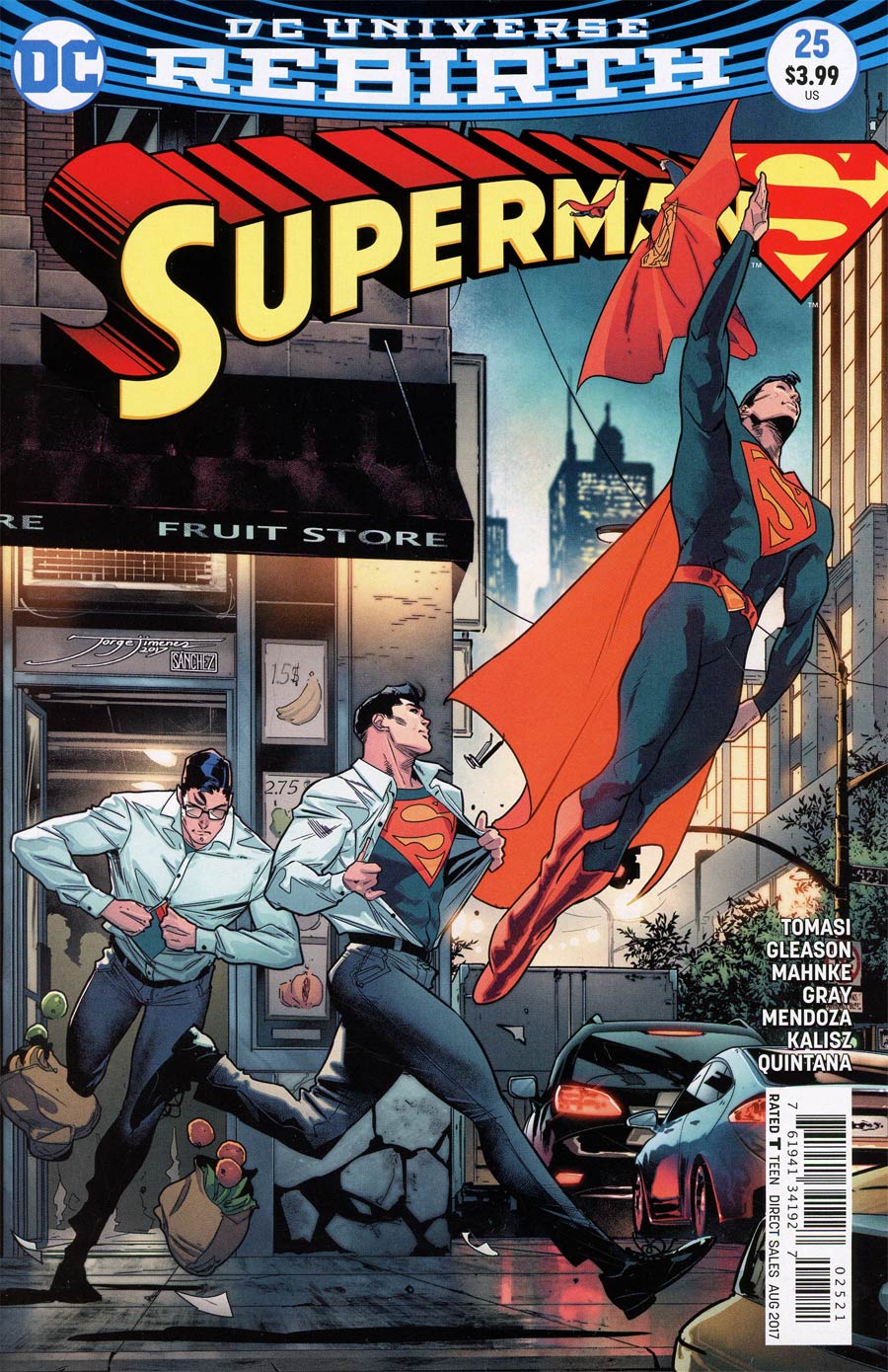 Superman Vol 5 #25 Cover B Variant Jorge Jimenez Cover