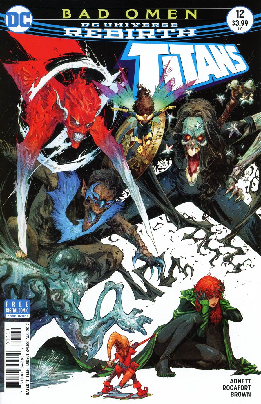 Titans Vol 3 #12 Cover A Regular Kenneth Rocafort Cover