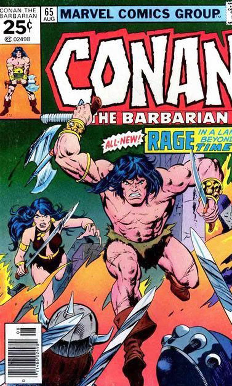 Conan The Barbarian #65 Cover A 25 Cent Regular Edition