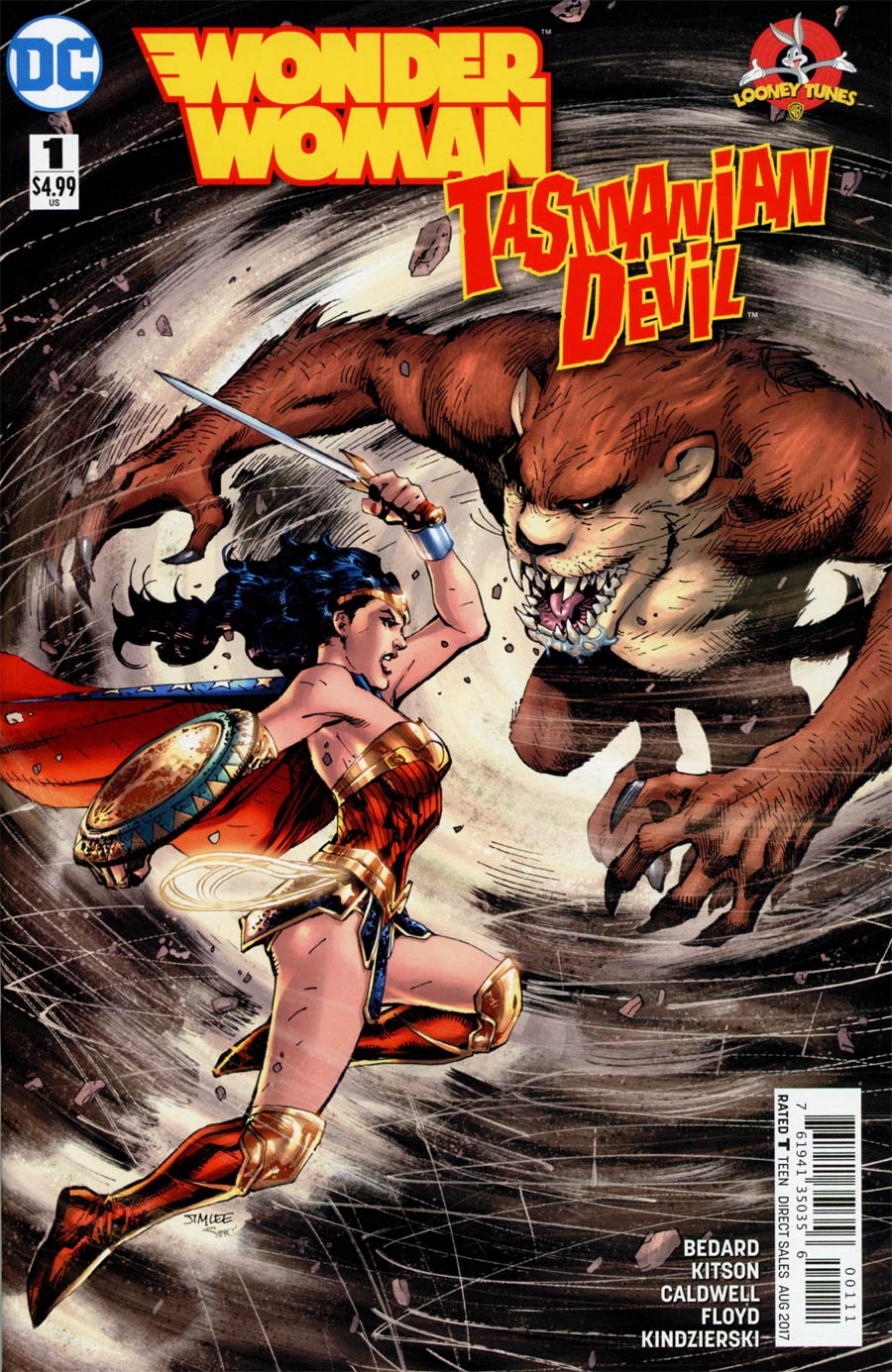 Wonder Woman Tasmanian Devil Special #1 Cover A Regular Jim Lee Cover