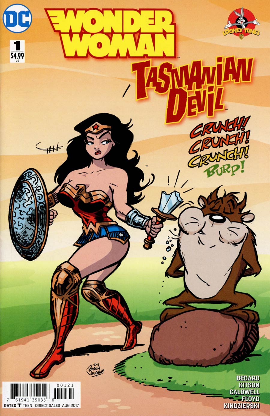 Wonder Woman Tasmanian Devil Special #1 Cover B Variant Byron Vaughns Cover
