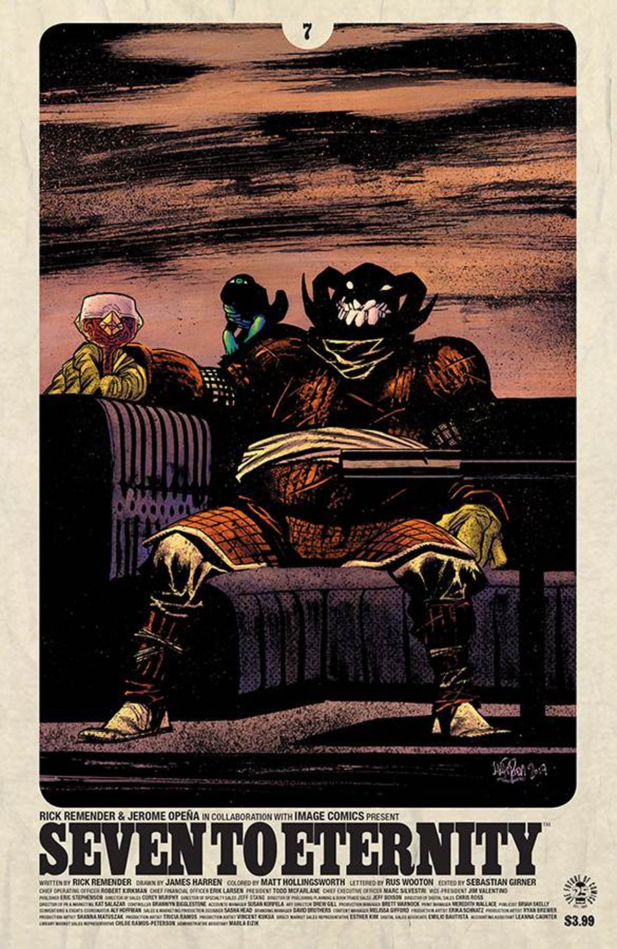 Seven To Eternity #7 Cover A Regular James Harren & Matt Hollingsworth Cover