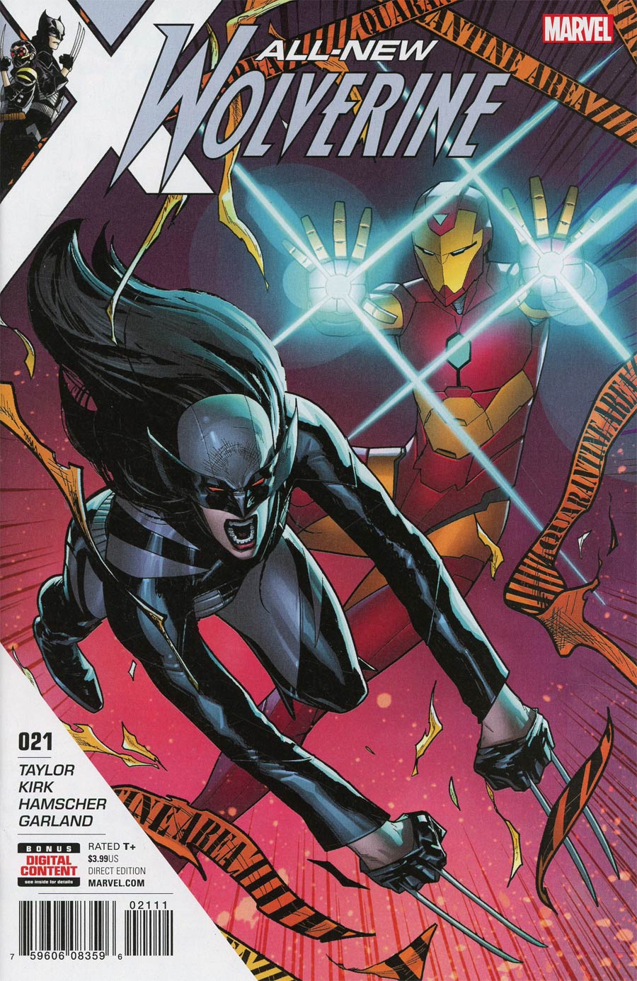 All-New Wolverine #21 Cover A Regular David Marquez Cover