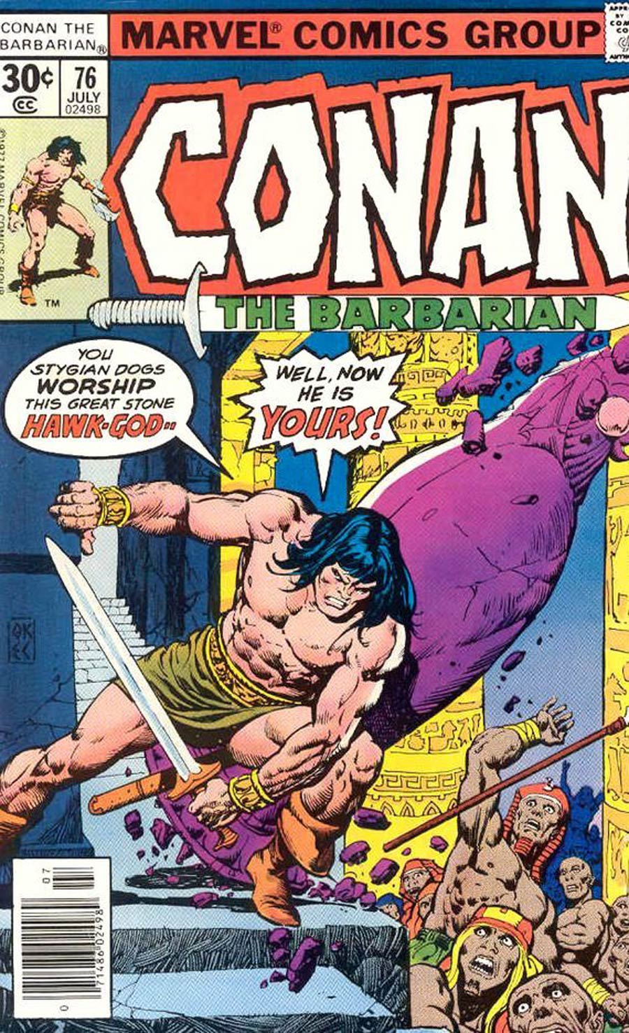 Conan The Barbarian #76 Cover A 30 Cent Regular Edition