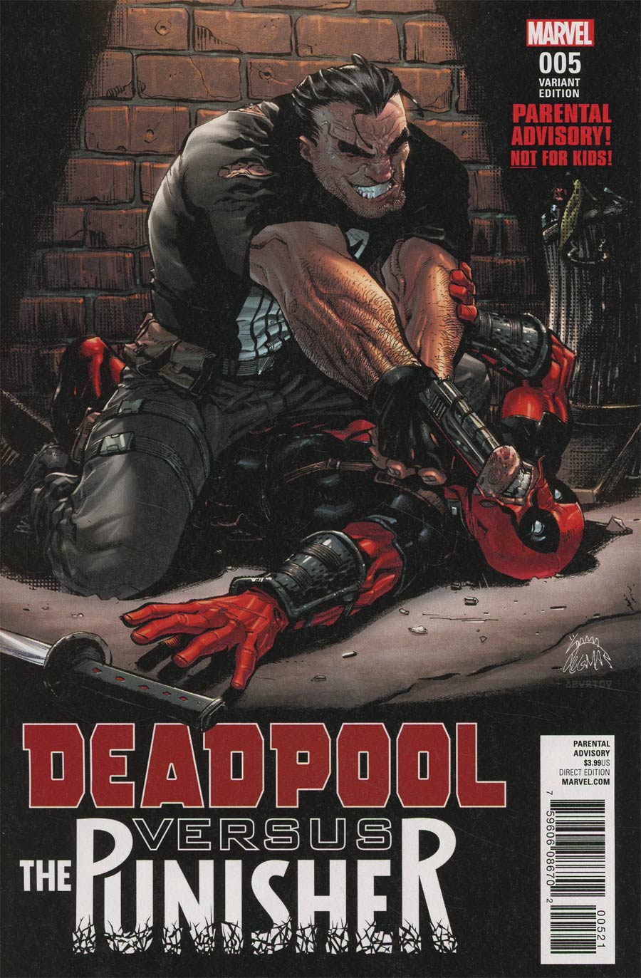 Deadpool vs Punisher #5 Cover B Variant Ryan Stegman Cover