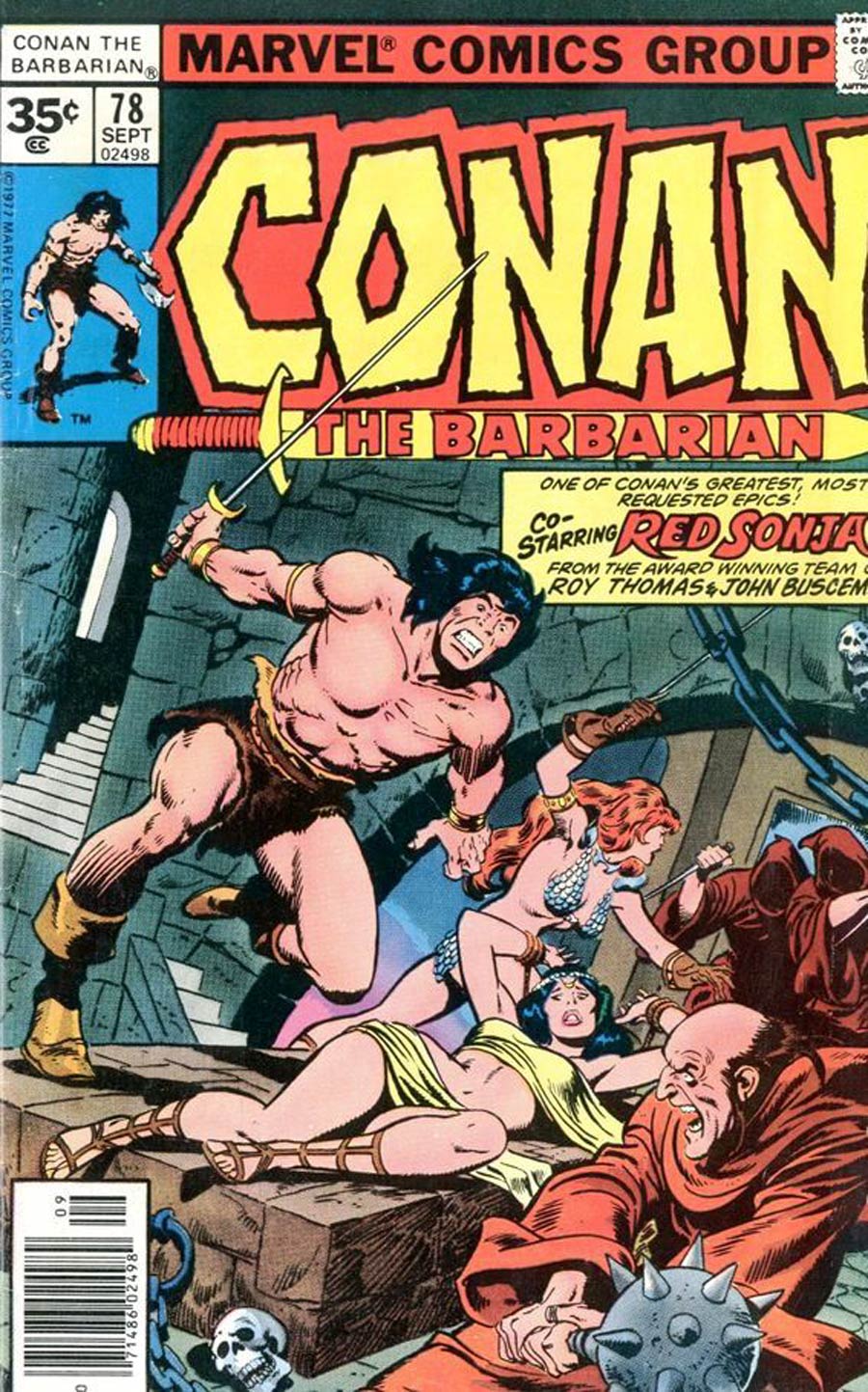 Conan The Barbarian #78 Cover B 35 Cent Variant Edition