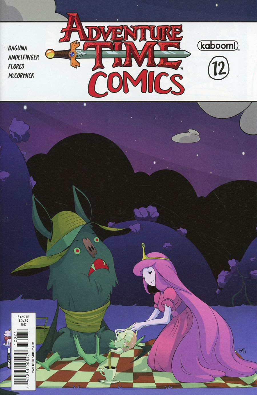 Adventure Time Comics #12 Cover B Variant Pamela Lovas Subscription Cover