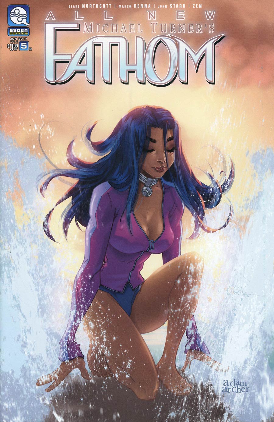 All New Fathom Vol 2 #5 Cover B Variant Adam Archer Cover