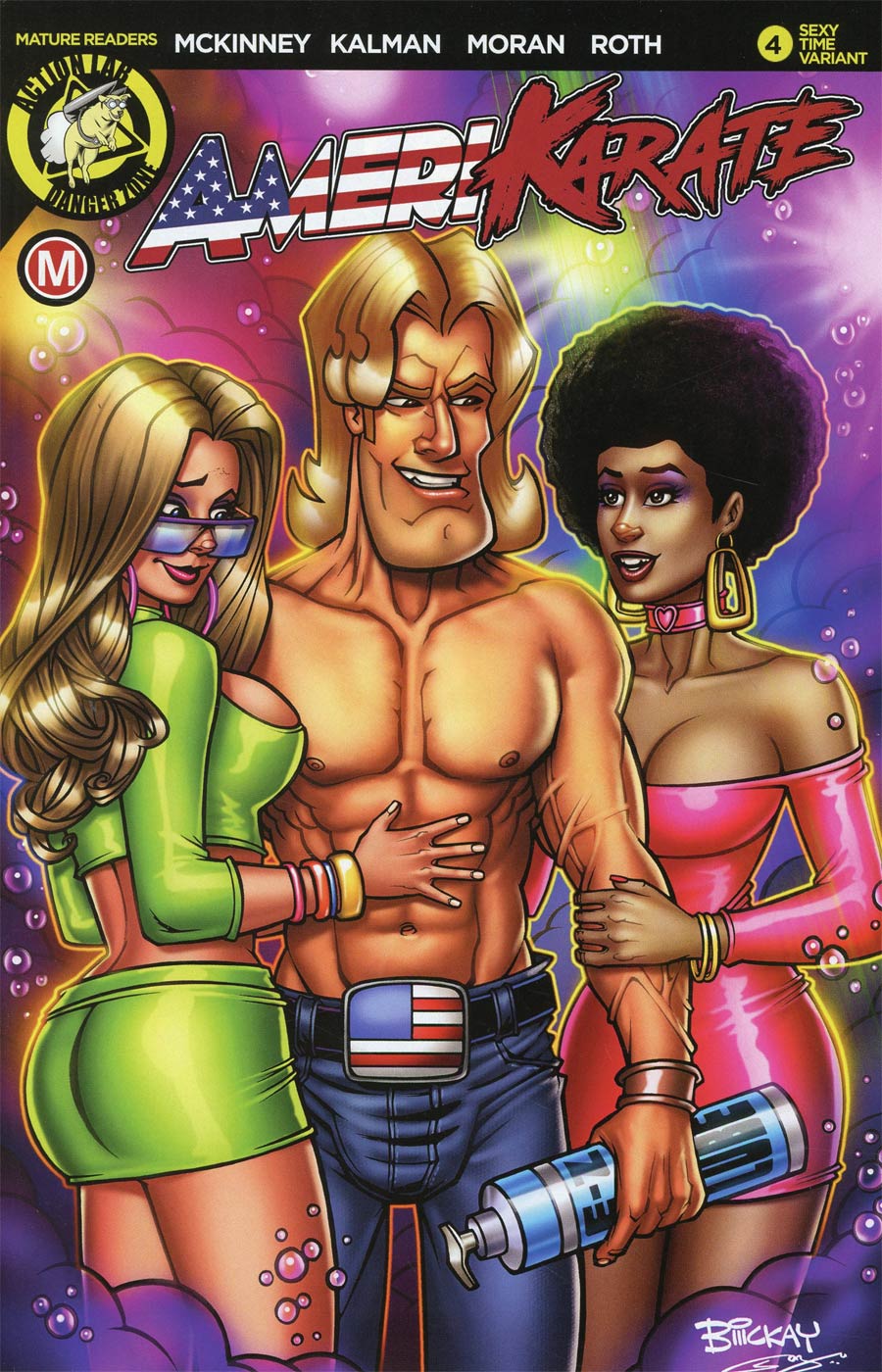 Amerikarate #4 Cover C Variant Bill McKay Sexy Time Cover