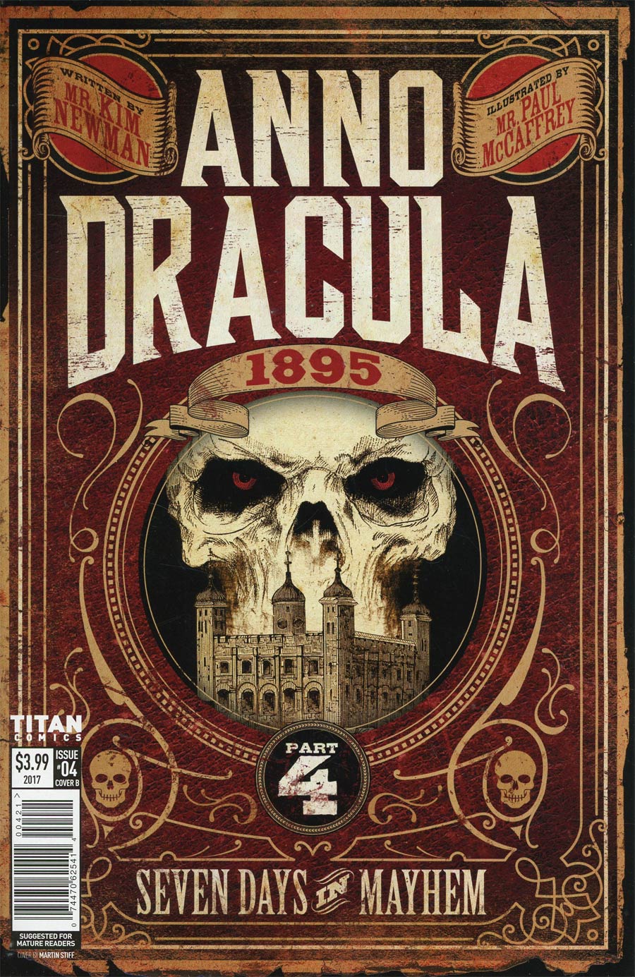 Anno Dracula #4 Cover B Variant Martin Stiff Cover