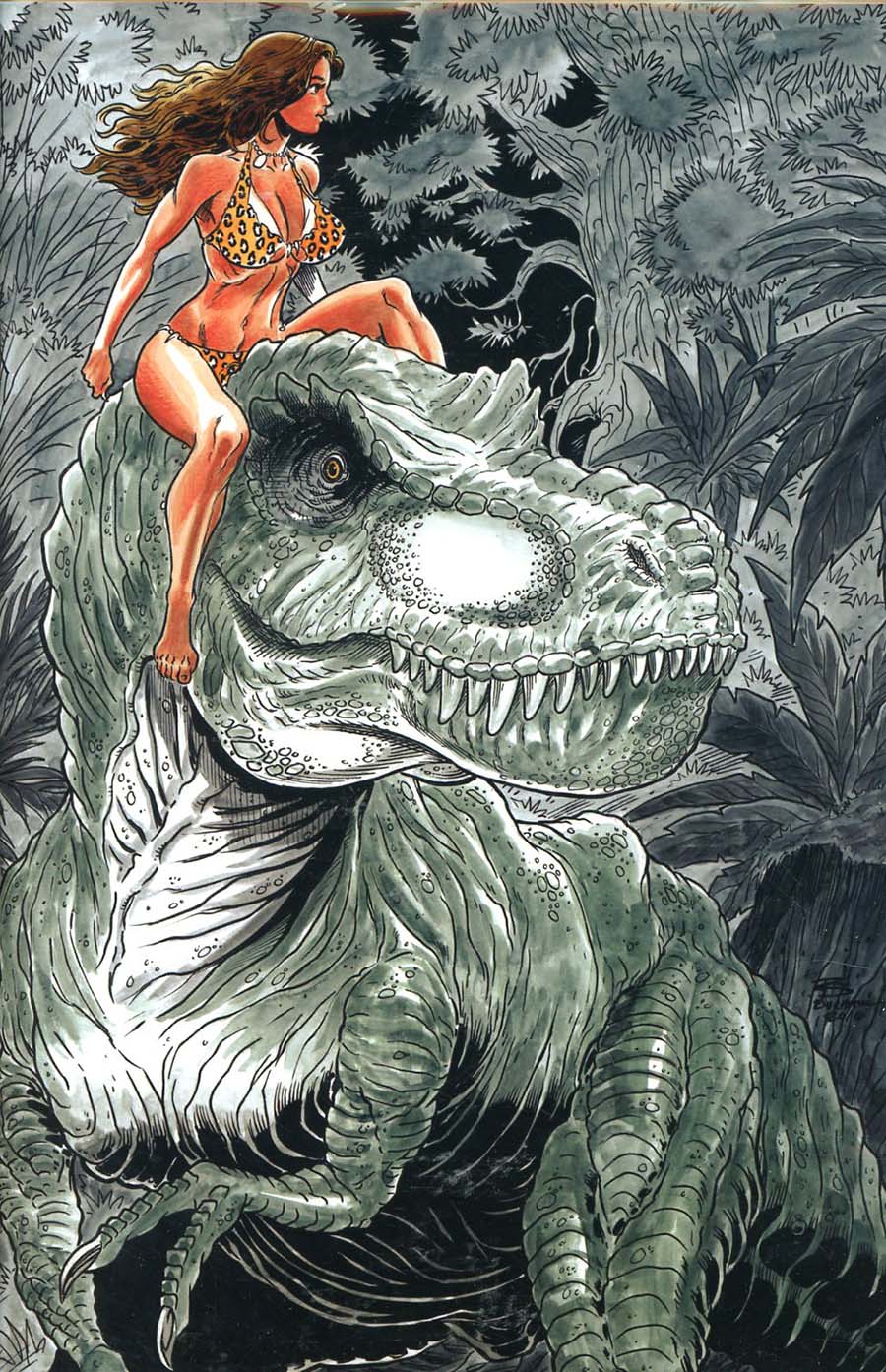 Cavewoman Starship Blish #2 Cover F Variant Rob Durham Cover