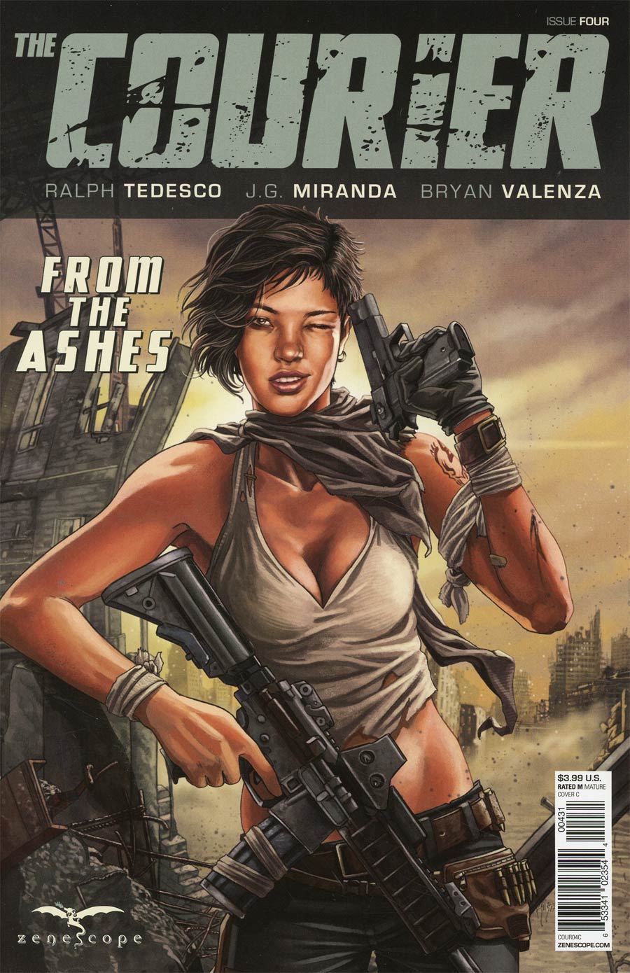 Courier From The Ashes #4 Cover C Juan Carlos Ruiz
