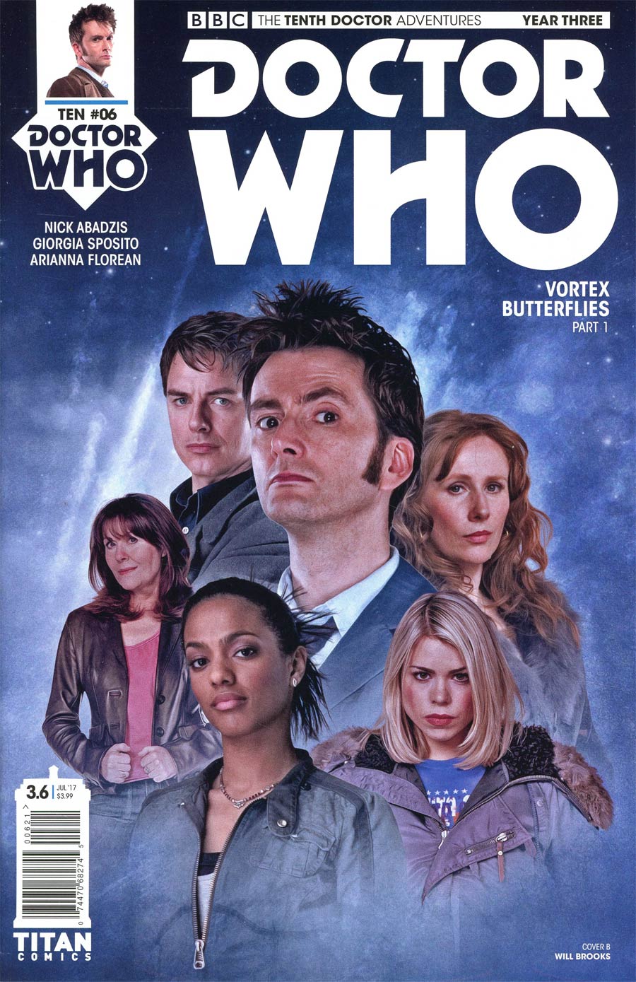 Doctor Who 10th Doctor Year Three #6 Cover B Variant Photo Cover