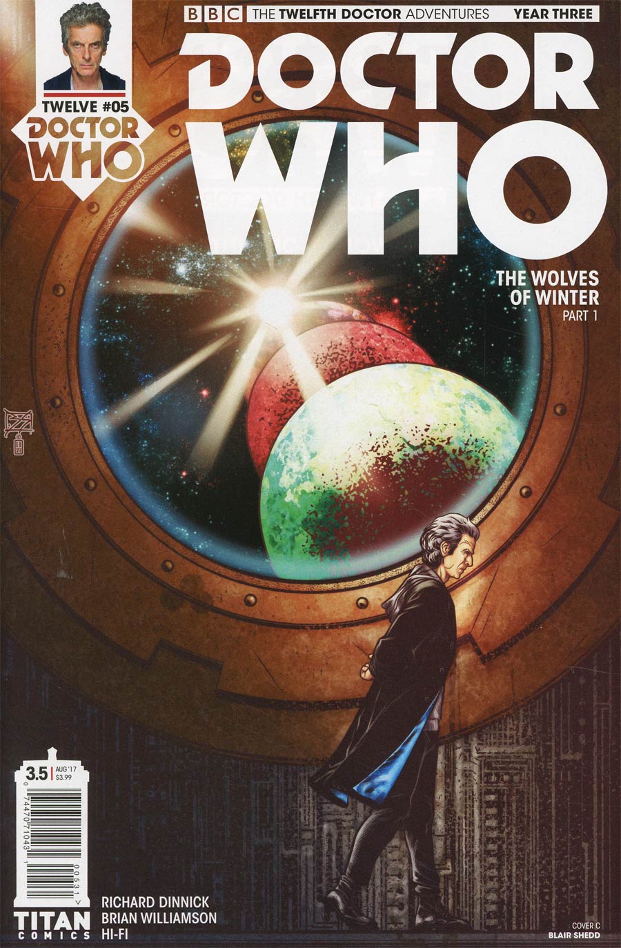 Doctor Who 12th Doctor Year Three #5 Cover C Variant Blair Shedd Cover