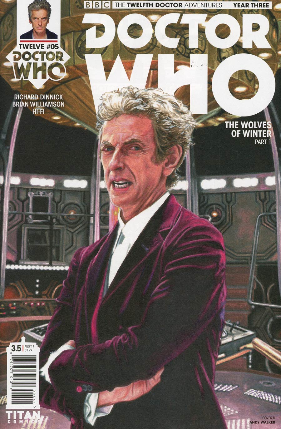 Doctor Who 12th Doctor Year Three #5 Cover D Variant Andy Walker Cover