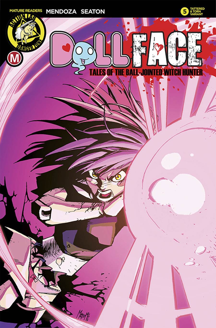 Dollface #6 Cover D Variant Marco Maccagni Pin-Up Tattered & Torn Cover