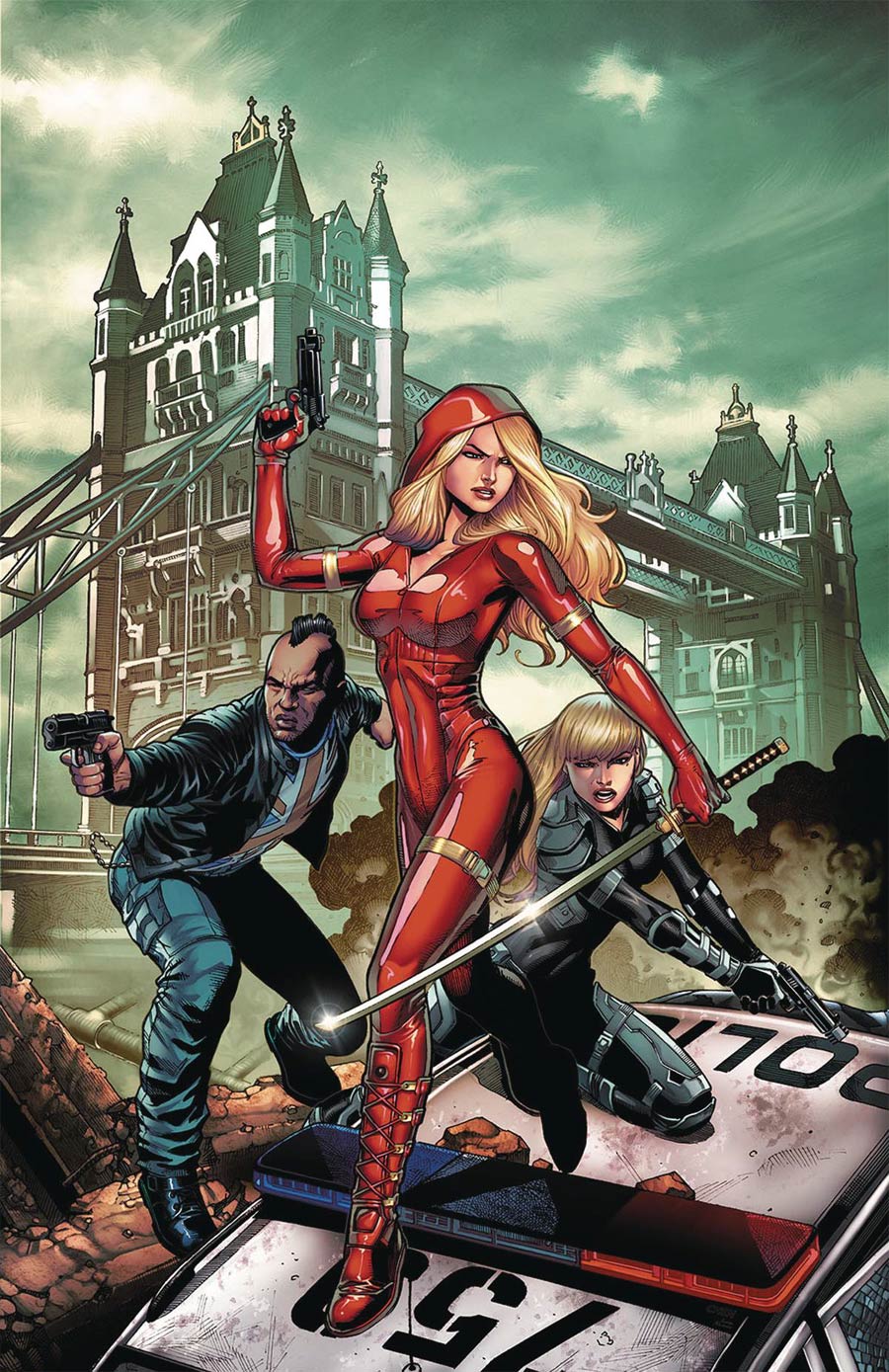 Grimm Fairy Tales Presents Red Agent Human Order #8 Cover A Sean Chen