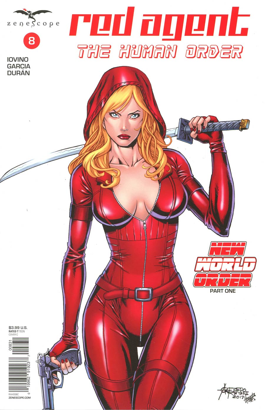 Grimm Fairy Tales Presents Red Agent Human Order #8 Cover C Alfredo Reyes